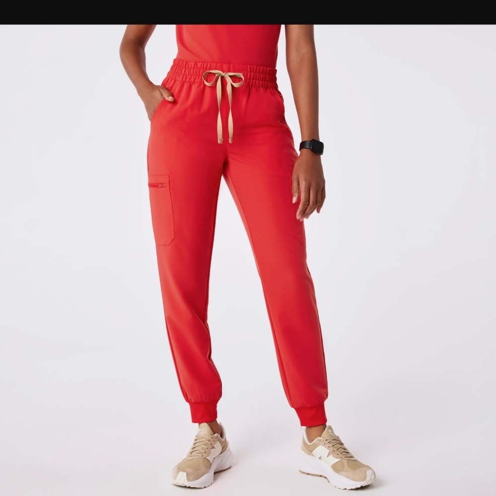 Figs Hibiscus Uman Relaxed scrub pant, large